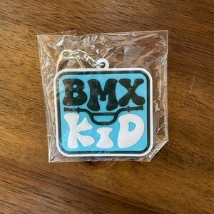 BMX Kid Blue Keychain and croc charms